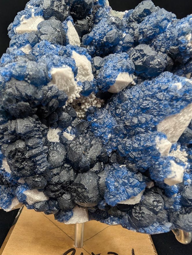 Blueberry Fluorite with Cubic 