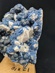 Blueberry Fluorite with Cubic 