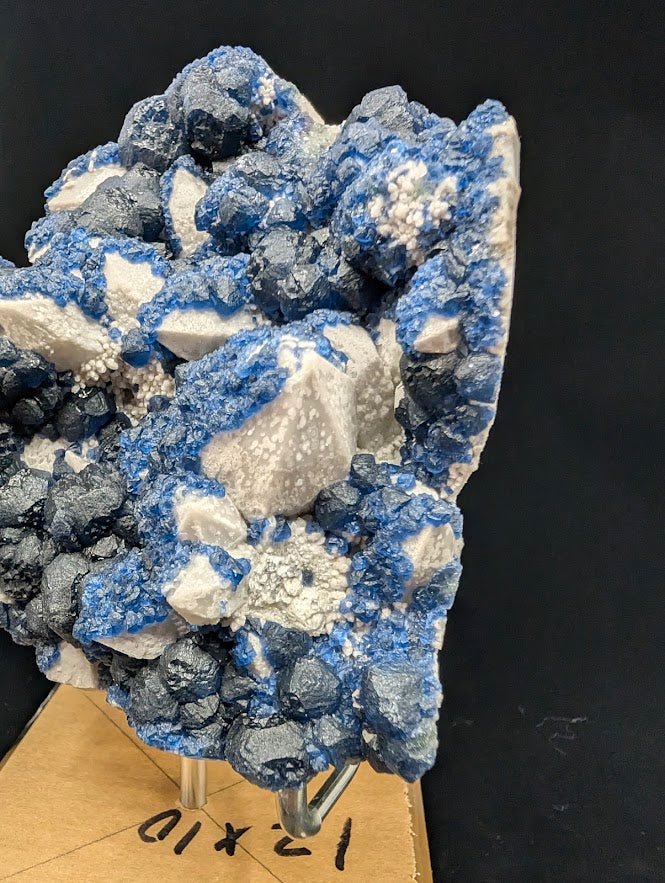 Blueberry Fluorite with Cubic 