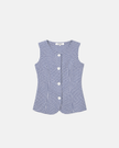 Veste Gingham en coton bio