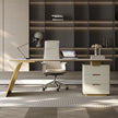 BLV10 Marble Top Office Desk