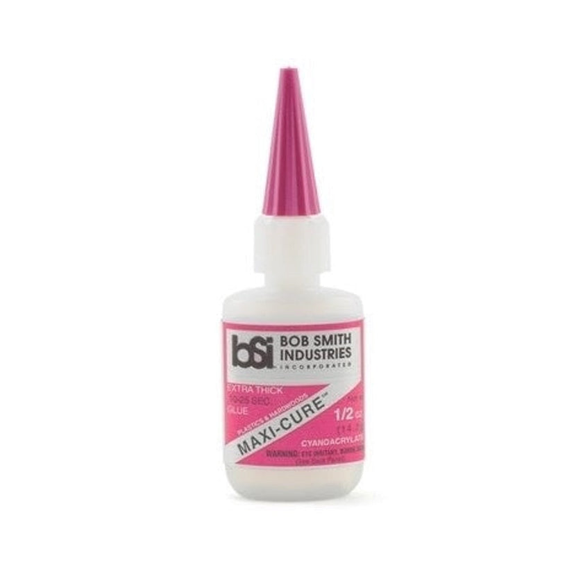 Bob Smith Industries BSI-111 Maxi-Cure Extra Thick Cyanoacrylate CA Glue 1/2 oz (14.2 g) NIB