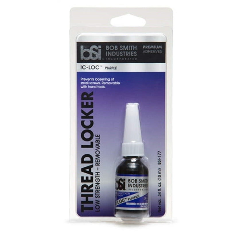 Bob Smith Industries BSI-177 Purple IC-LOC Lower Strength Thread Locker .34 Fl. oz (10 ml) NIB