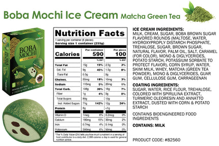 FZN: Maeda-en Boba Mochi Matcha Ice Cream (255G)