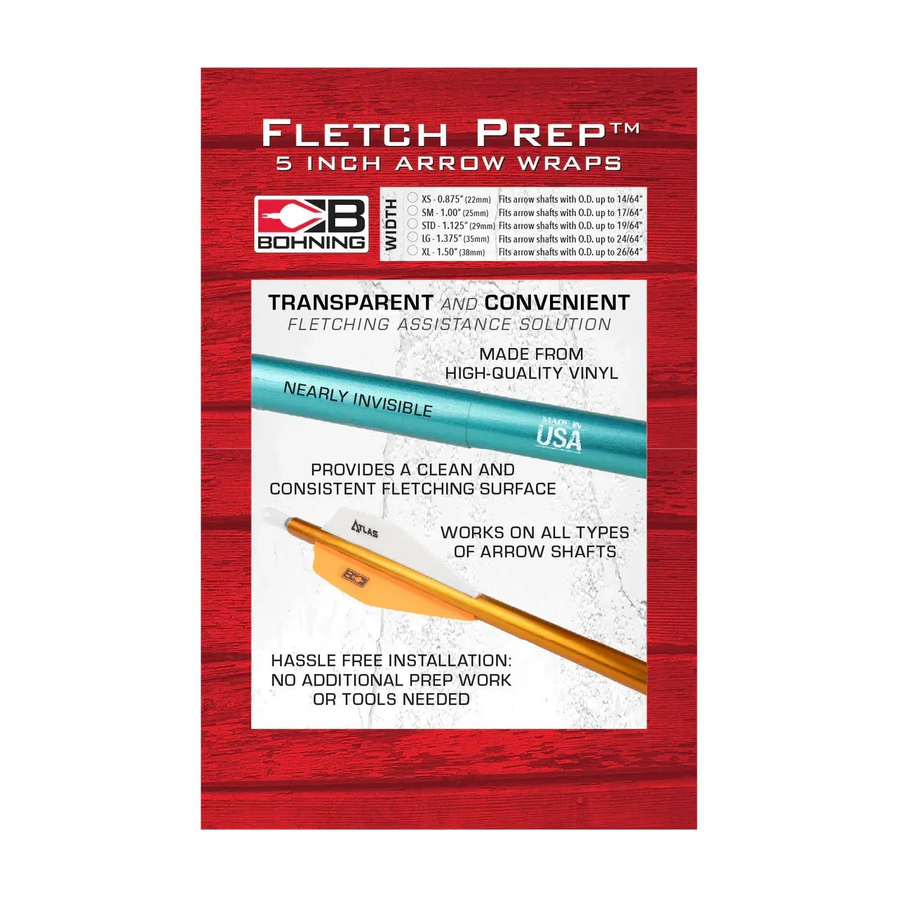 Bohning Archery Fletch Prep Wraps 5