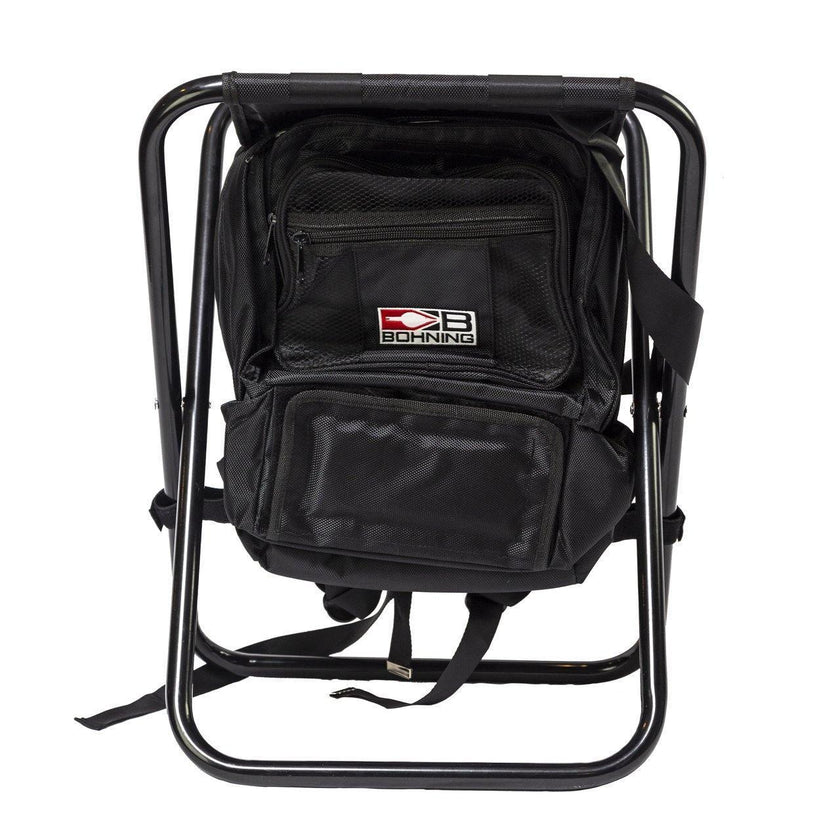 Bohning Archery Shooter Stool With Arrow Tubes/Umbrella Holder