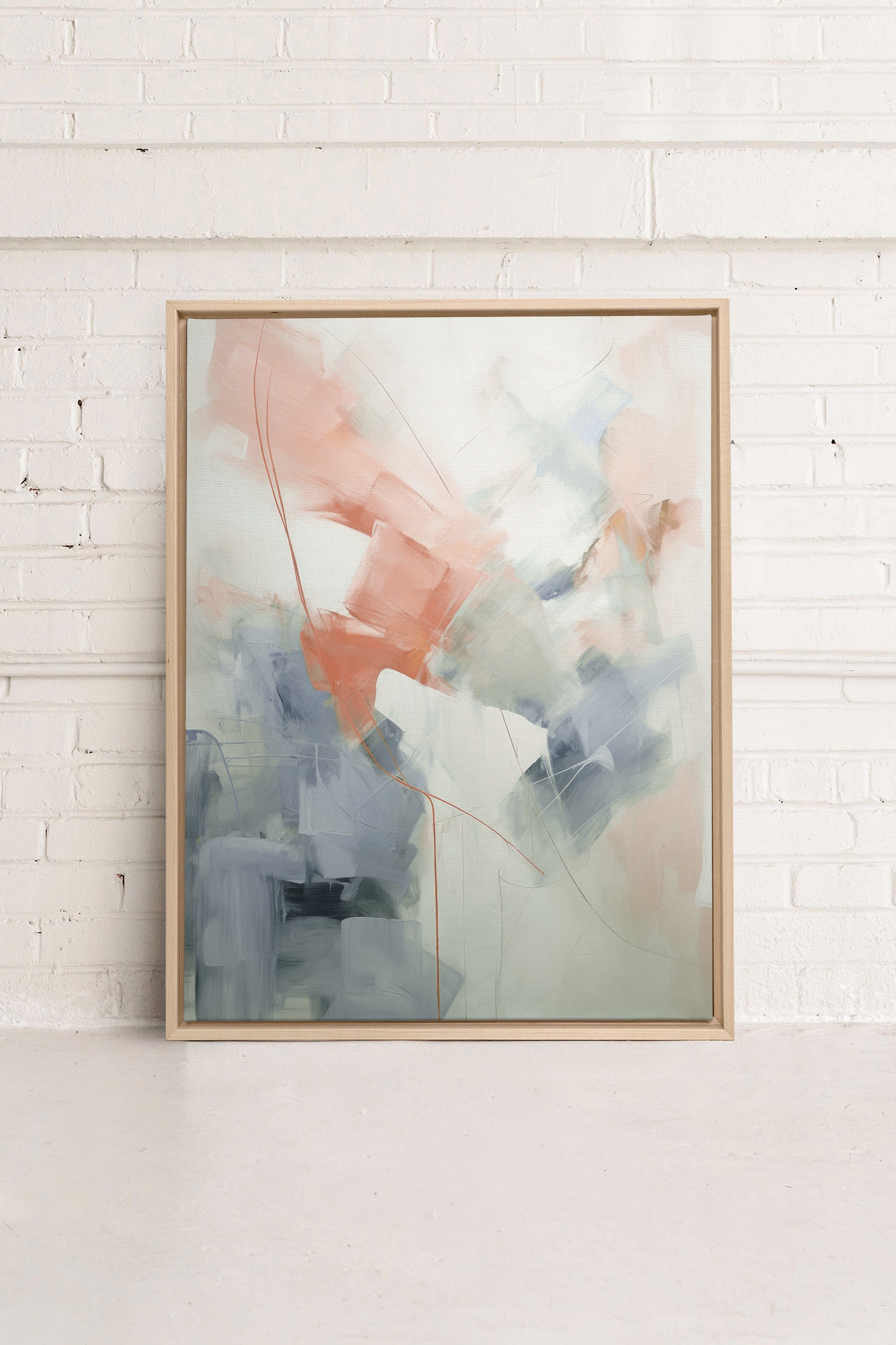 ACRYLIC VIBRATION, Oeuvre sur toile étiré
