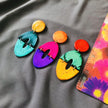 Long Artsy Clip On Earrings for Non-Pierced Ears, Handmade – 