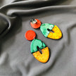 Long Artsy Clip On Earrings for Non-Pierced Ears, Handmade – 