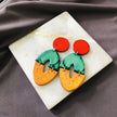 Long Artsy Clip On Earrings for Non-Pierced Ears, Handmade – 