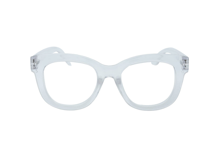 Alba – Oversized Clear Reading Glasses | Bolero Eyewear