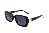 Odette – Quilted Rectangular Polarized Sunglasses | Bolero Eyewear