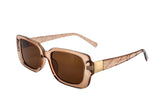 Odette – Quilted Rectangular Polarized Sunglasses | Bolero Eyewear