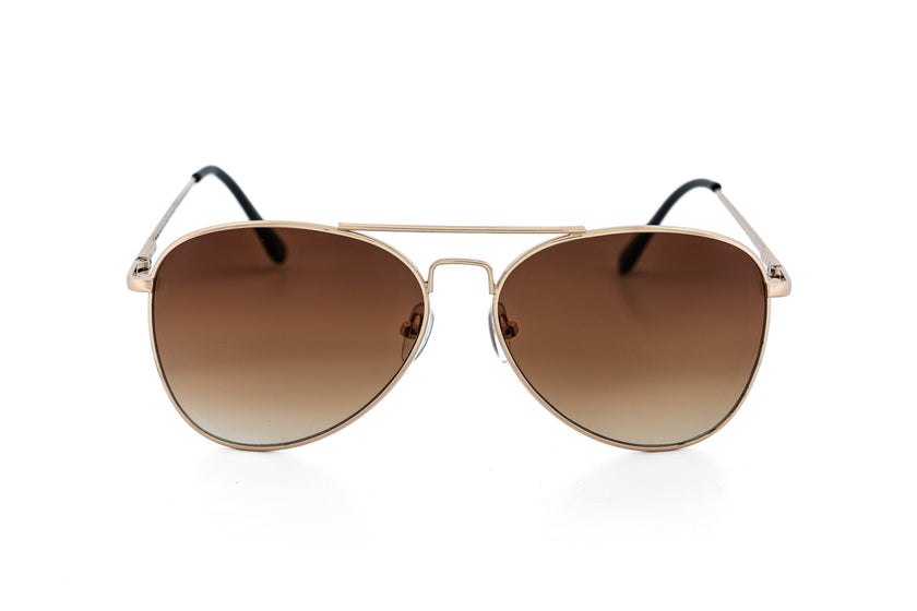 Solenza – Gold Aviator Sunglasses | Bolero Eyewear