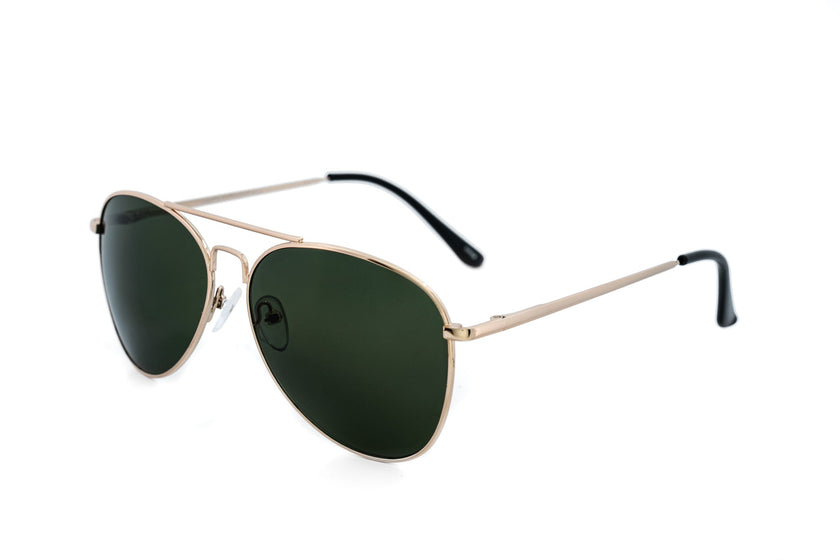 Solenza – Gold Aviator Sunglasses | Bolero Eyewear