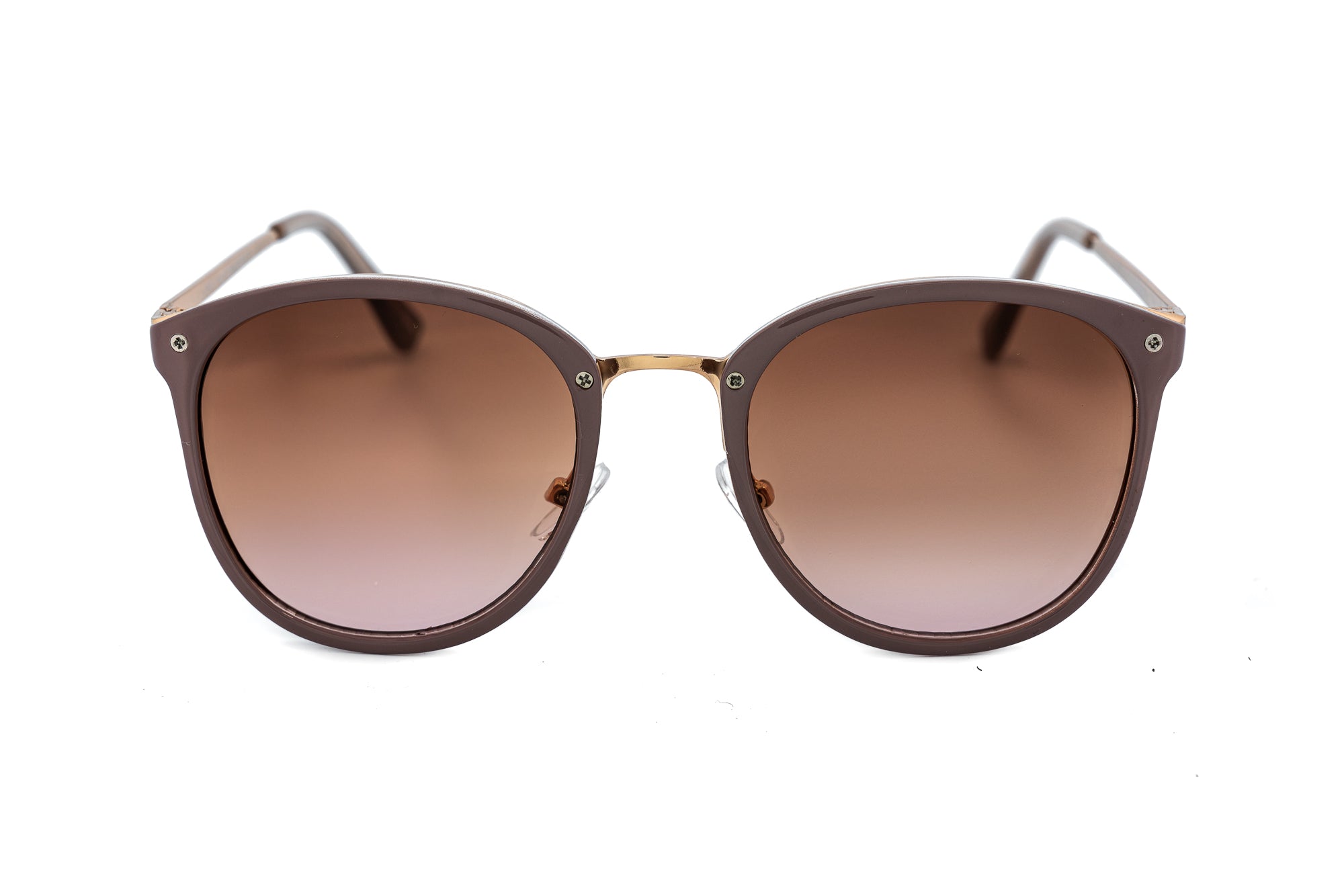 Soraya – Round Brown Gradient Sunglasses | Bolero Eyewear