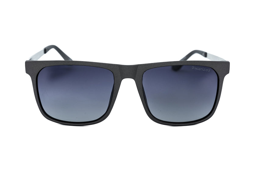 Soren – Matte Black & Gold Square Sunglasses | Bolero Eyewear