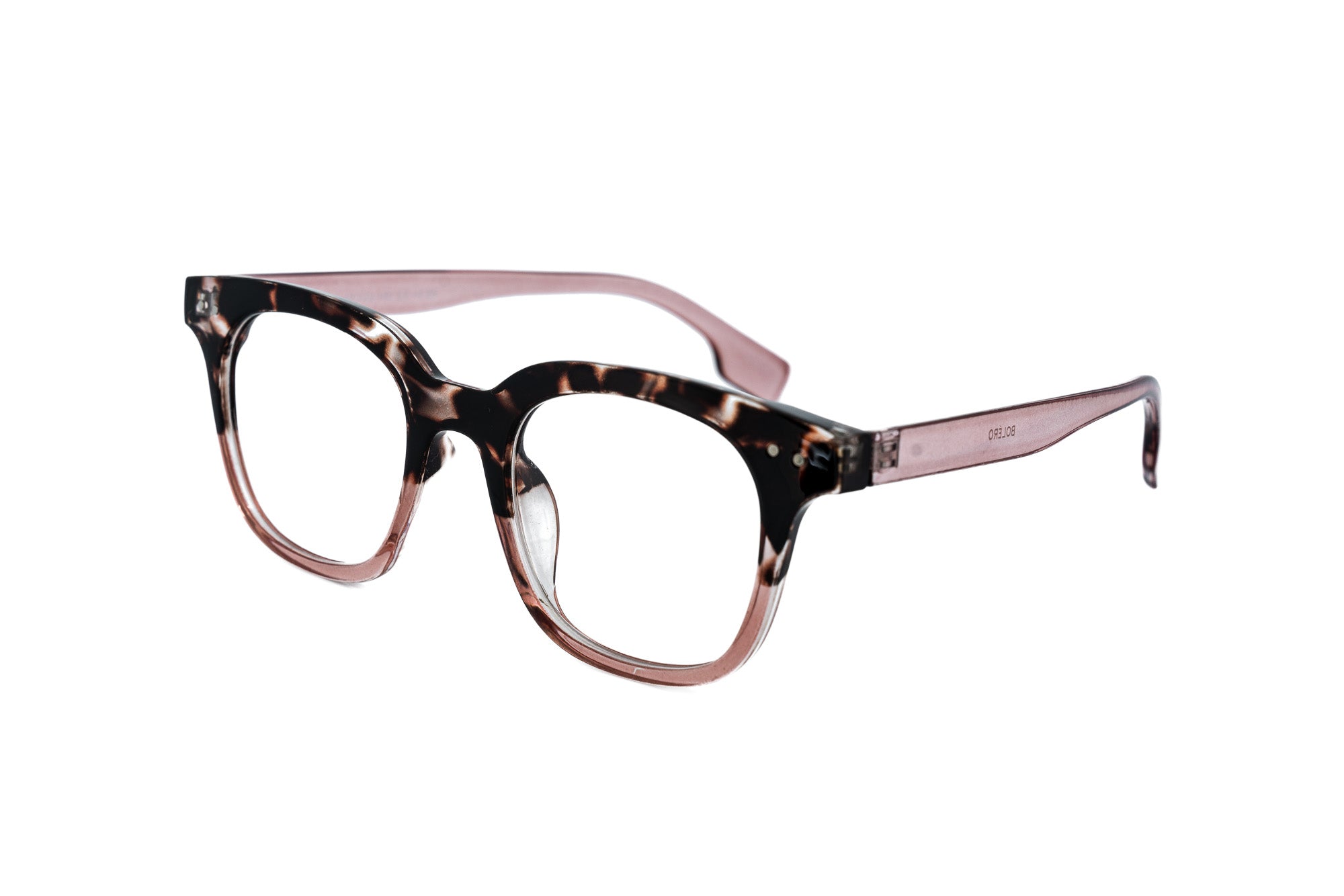 Wexley – Pink Tortoise Oversized Readers | Bolero Eyewear