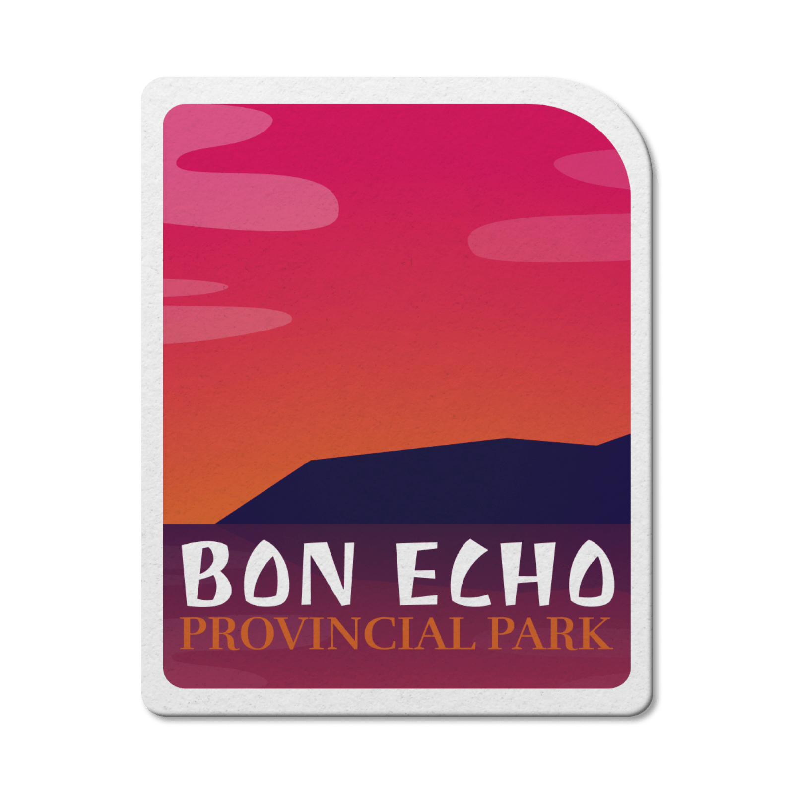 Bon Echo Ontario Provincial Park Waterproof Vinyl Sticker, Canada Parks