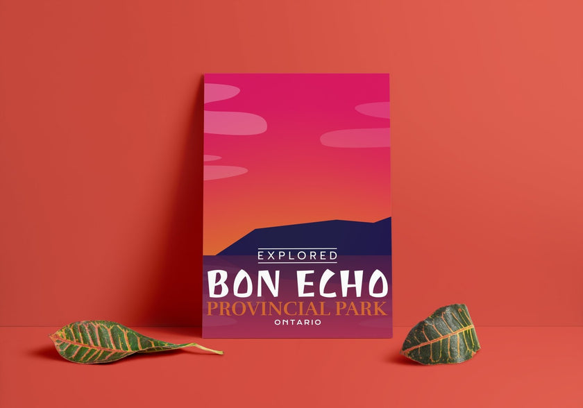 Bon Echo Provincial Park 'Explored' Poster, Canada Parks