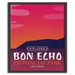 Bon Echo Provincial Park 'Explored' Poster, Canada Parks