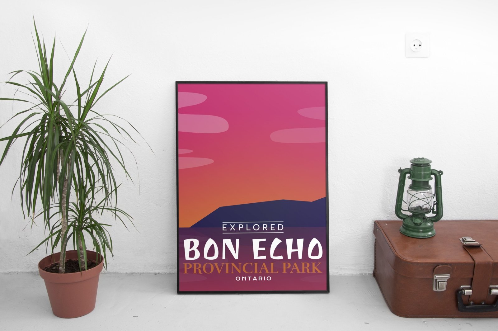 Bon Echo Provincial Park 'Explored' Poster, Canada Parks