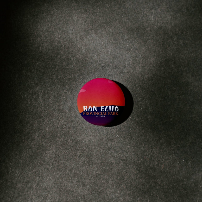 Bon Echo Provincial Park of Ontario Pinback Button, Canada Parks