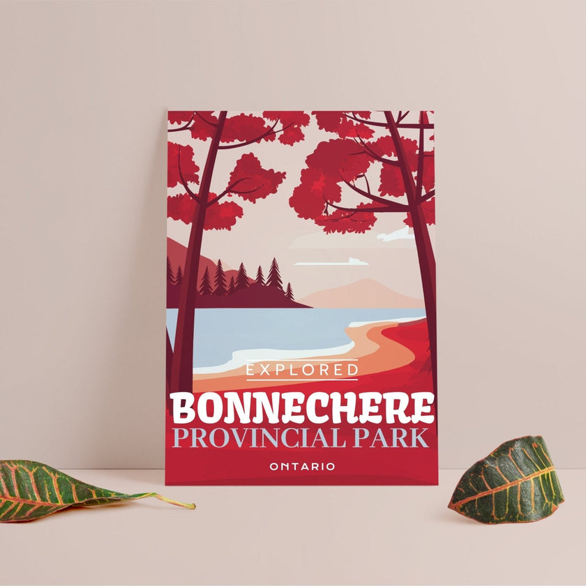 Bonnechere Provincial Park 'Explored' Poster, Canada Parks