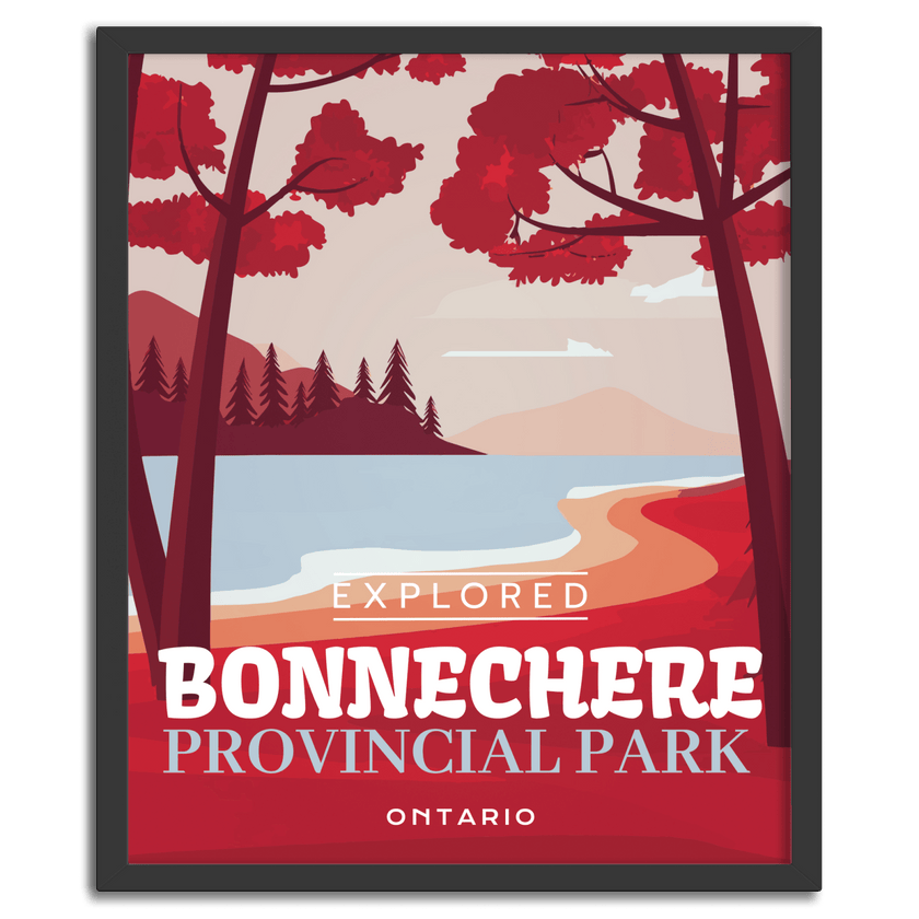 Bonnechere Provincial Park 'Explored' Poster, Canada Parks