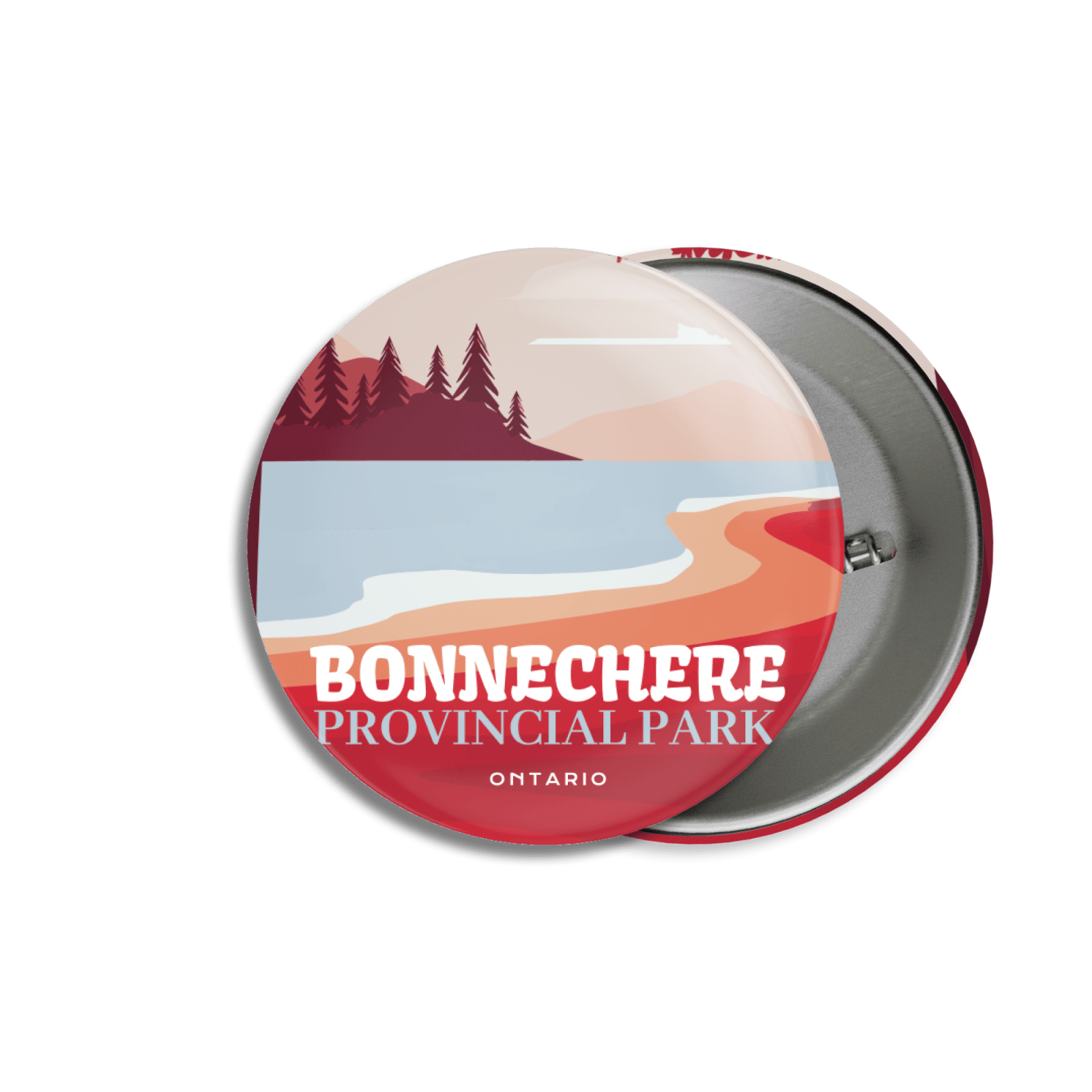 Bonnechere Provincial Park of Ontario Pinback Button, Canada Parks