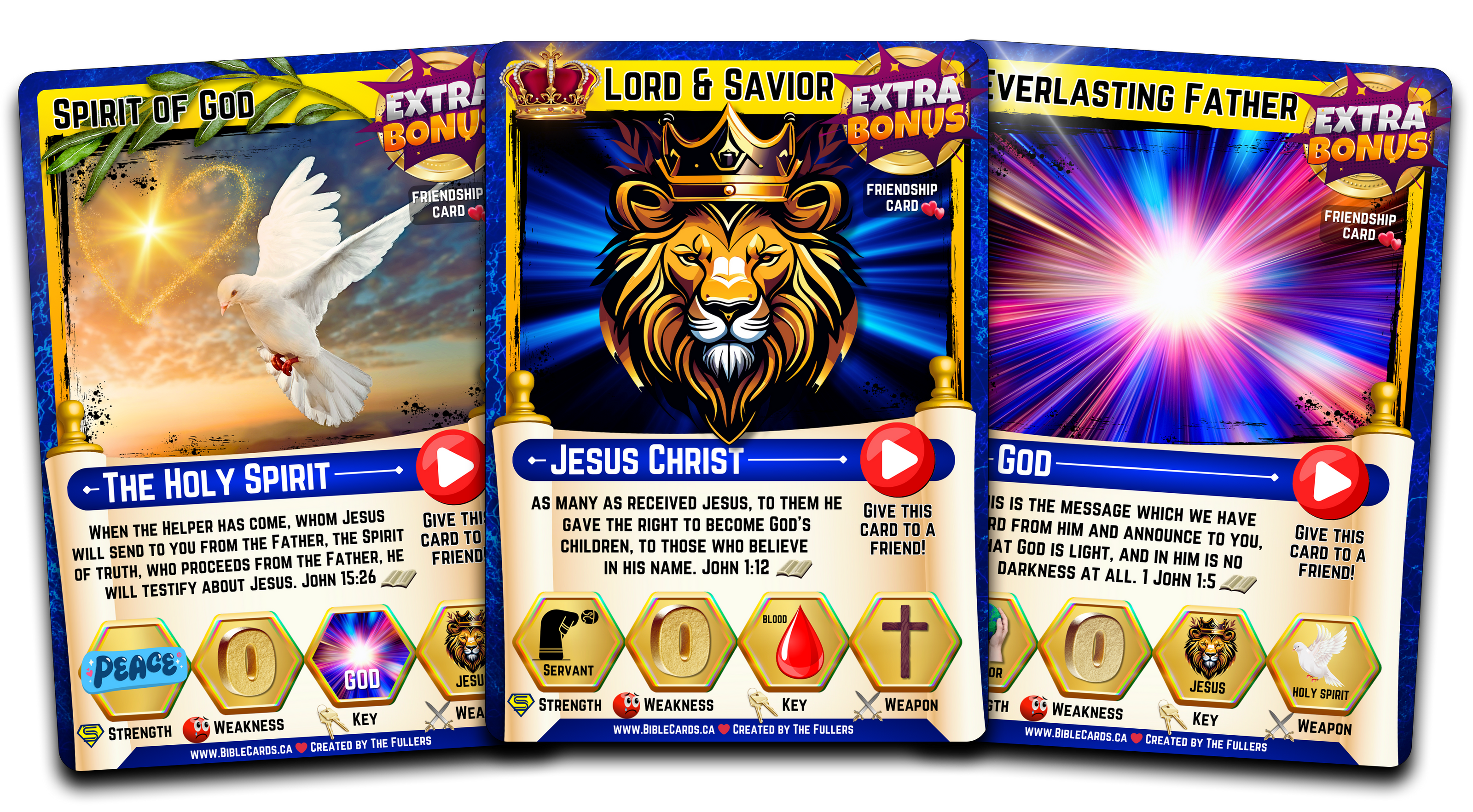 Generations Edition Bible Cards - Pack of 23 Trading Cards