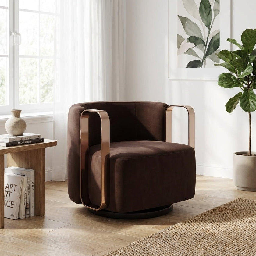Bordeaux Swivel Lounge Chair