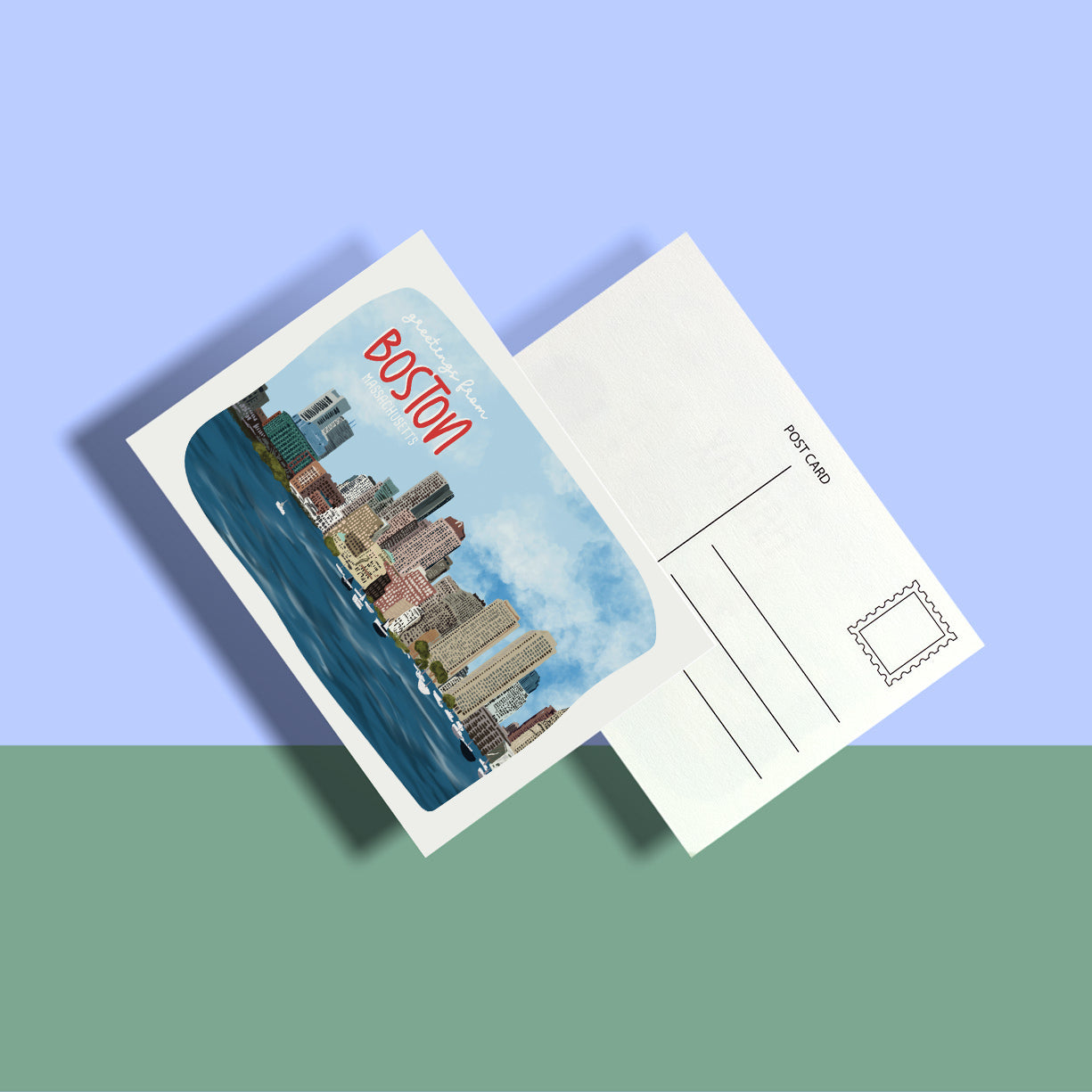 Greetings From Boston, Massachusetts Postcard