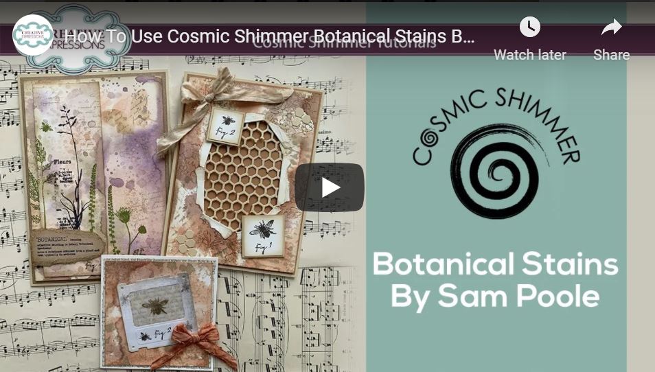 Cosmic Shimmer Sam Poole Botanical Stains 60ml