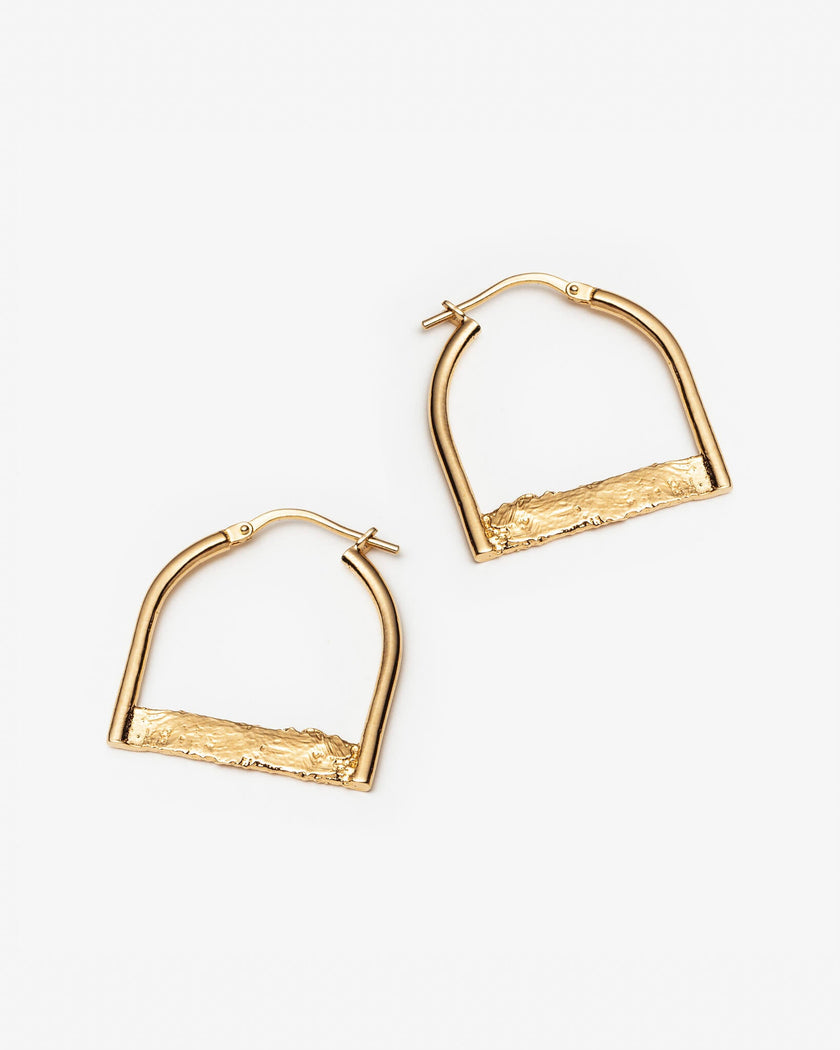 Diplomate - Boucles d'oreilles en argent faites par une designer de Montréal