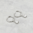 Boucles d'oreilles Huggies Gouttes en argent sterling