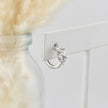 Boucles d'oreilles Huggies Marquise en argent sterling