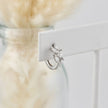 Boucles d'oreilles Huggies Marquise en argent sterling