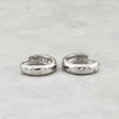 Boucles d'oreilles Huggies Voie lactée en argent sterling