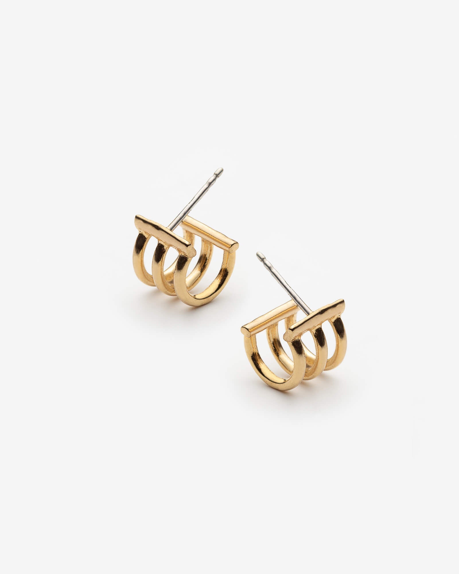 boucles d'oreilles triple anneaux