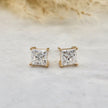 Boucles d'oreilles Princesse moissanites
