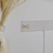 Boucles d'oreilles X en or 14K et moissanites