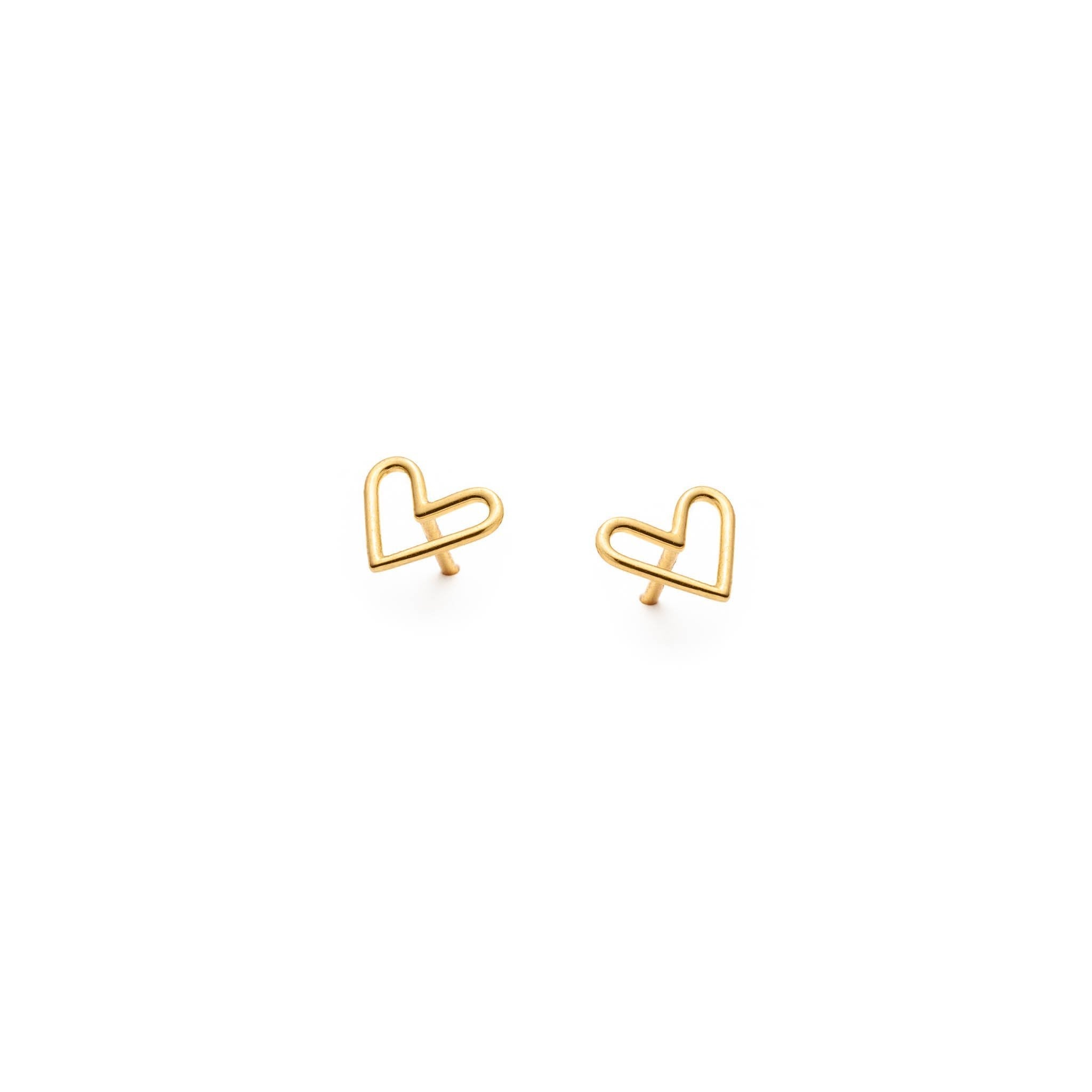 Boucles d’oreilles en forme de coeur