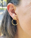Boucles d’oreilles ear jackets fabriquées à Montréal