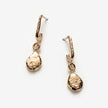 Chantal - Longues boucles d'oreilles avec breloque