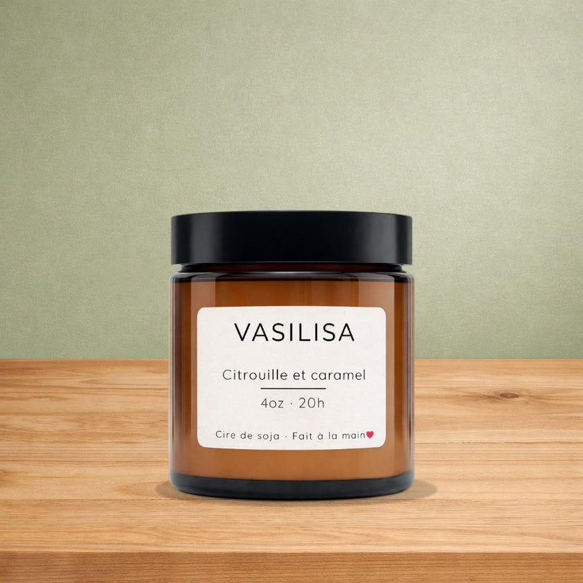 Bougie de soya VASILISA citrouille caramel