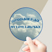 Boundaries Are My Love Language Round Sticker