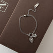 Bow and Flower Bracelet- Silver