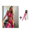 Bowknot lace lingerie set
