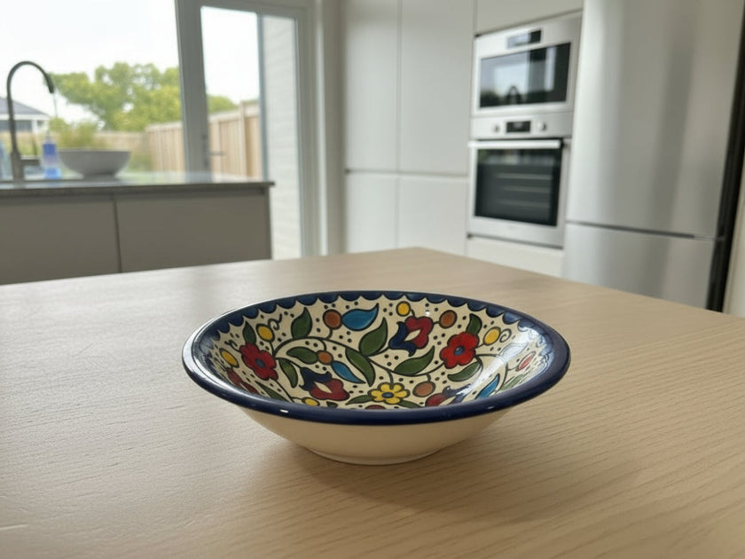 Handcrafted Ceramic Serving Bowl 7